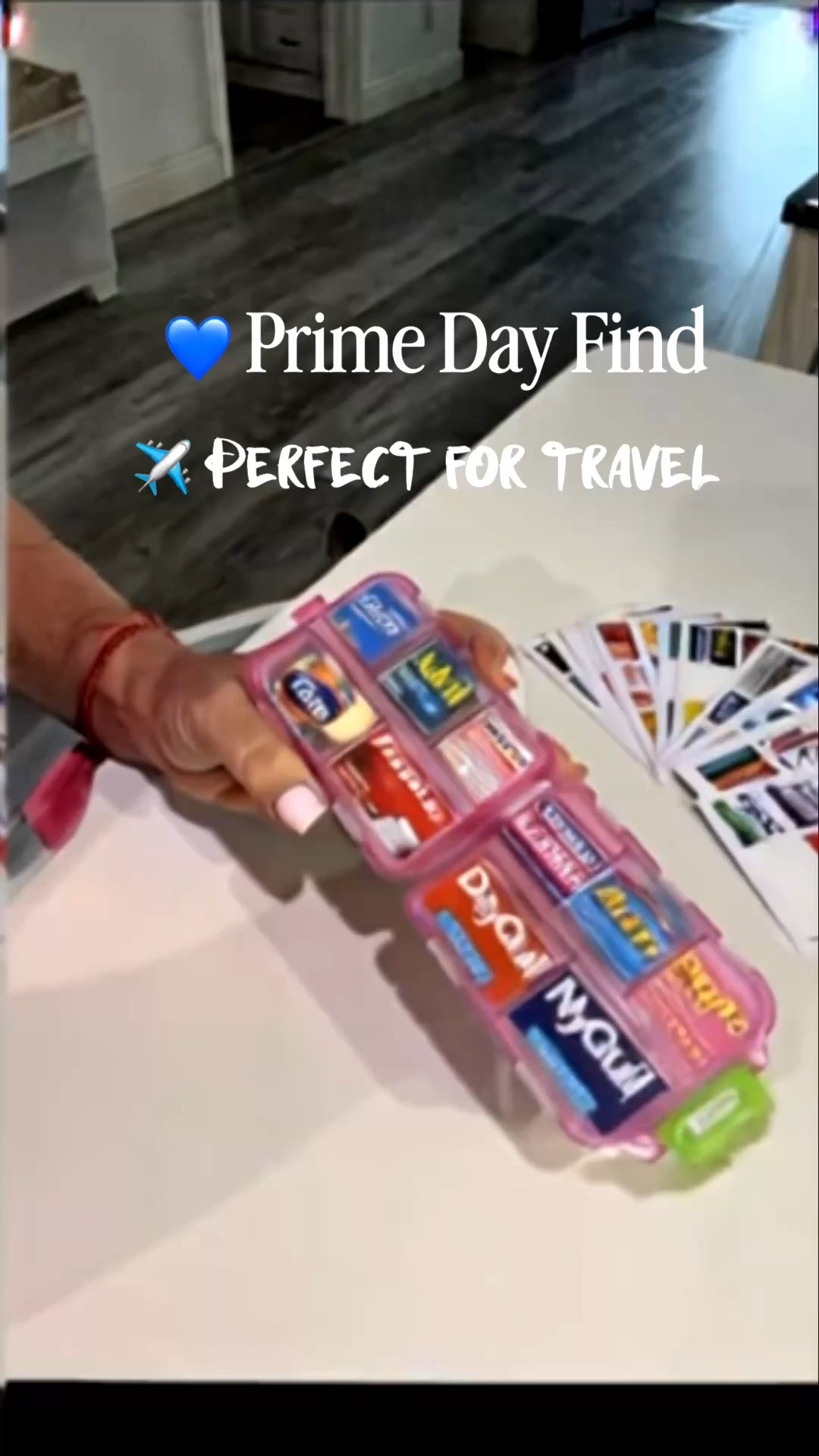 Follow me for easy Amazon finds and everyday favorites! 🤍

This little pill organizer is one of those things I never leave home without. It’s perfect for keeping medications, vitamins, or supplements organized, and the included labels make it easy to customize. Compact enough for your purse, carry-on, or everyday bag!

✨ Such a simple find that makes staying organized so much easier.

I earn commissions from qualifying purchases.

#LTKTravel #LTKSaleAlert