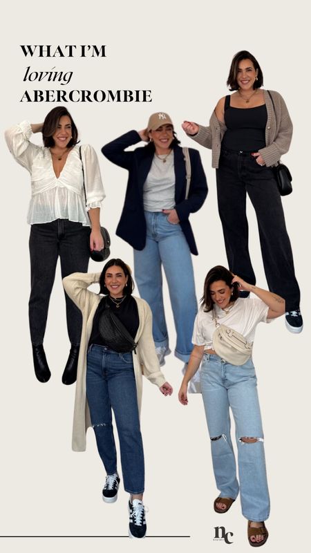 Size 30/10 in most but could size down 29/8. So fun to style these jeans in so many ways! What one is your favorite look?

Jeans, Abercrombie, mom jeans, style jeans, skinny jeans, relax Jean, boyfriend jeans, midsize, mom style, apple shape 

#LTKmidsize #LTKstyletip