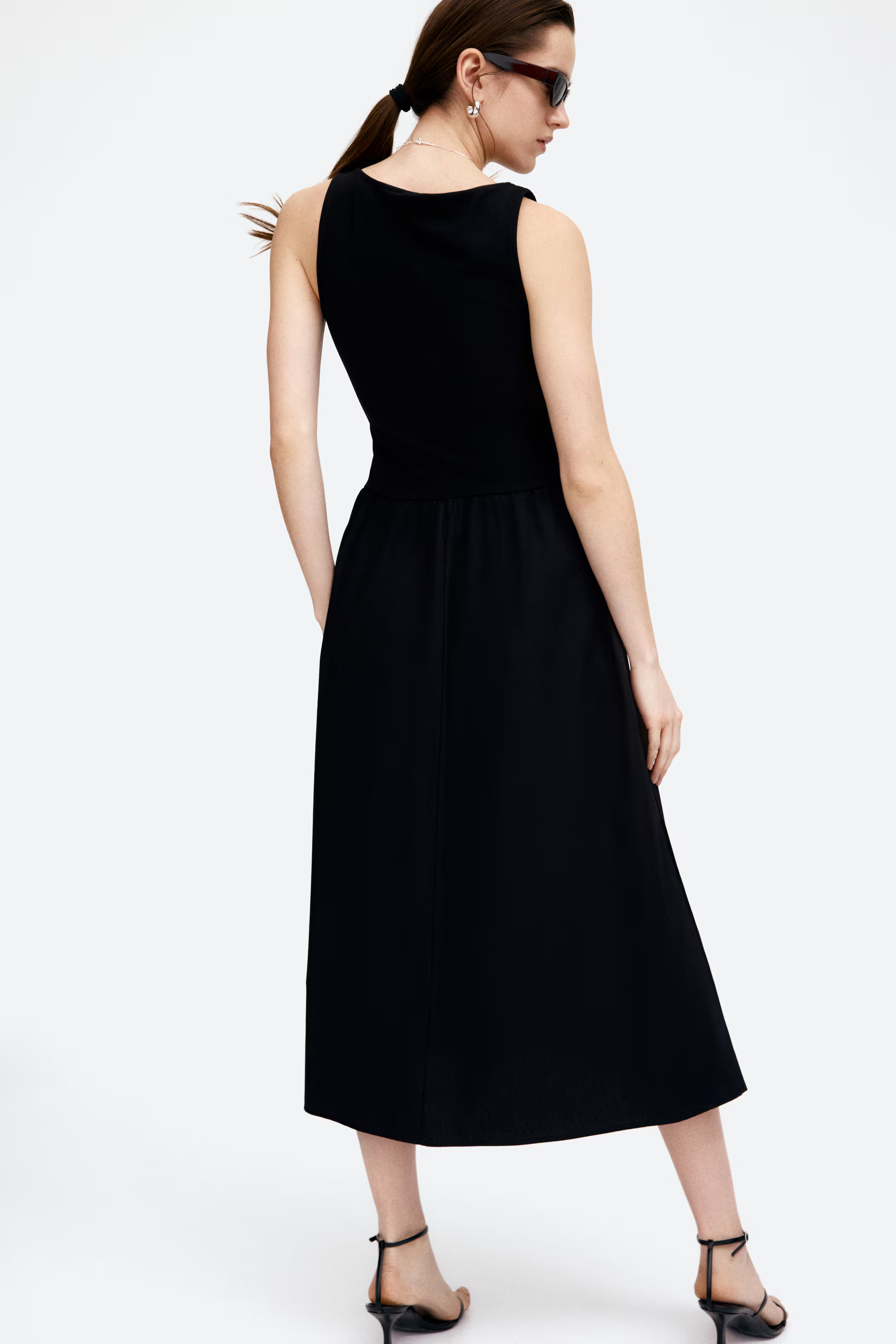 Sleeveless Dress with Flared Skirt | H&M (US + CA)