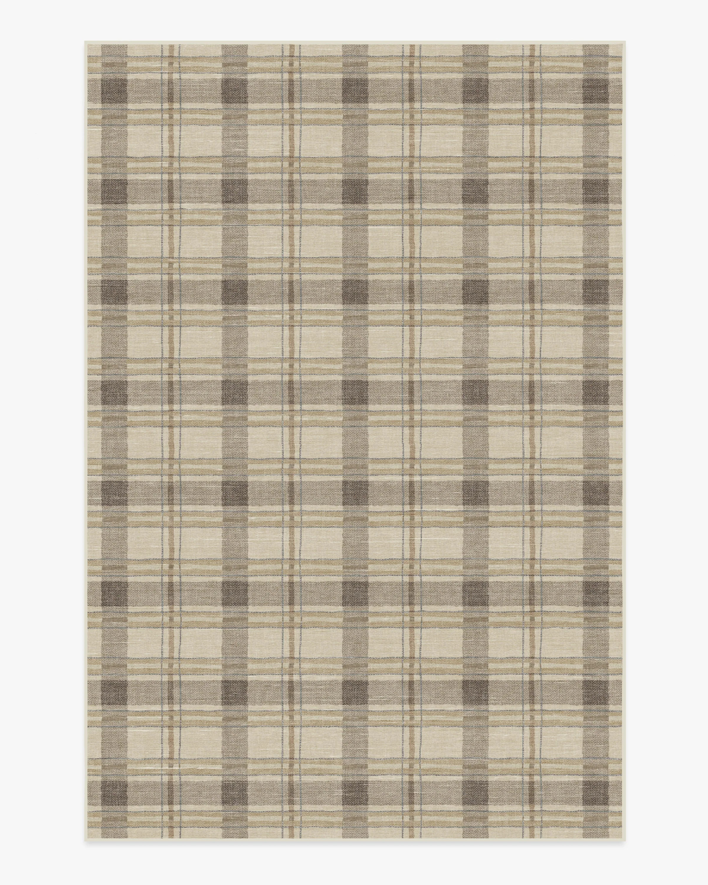 Piper Plaid Neutral Rug | Ruggable