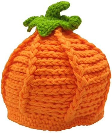 Amazon.com: Tinsow Baby Boys Girls Thanksgiving Christmas Beanie Pumpkin Hat Knitted Cap Hat Hall... | Amazon (US)