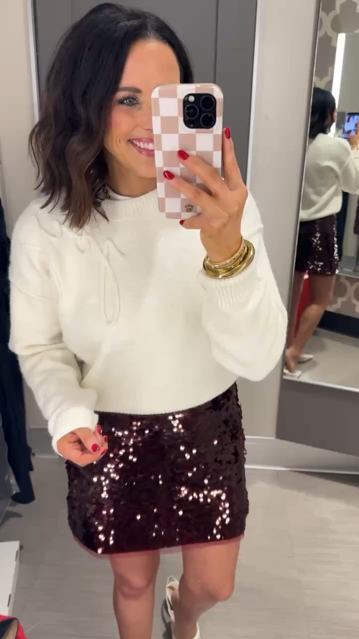 I love the look of the cozy knit sweater with this wild fable sequins skirt for a chic but comfortable outfit for the holidays! Aprilwilks target fashion VintagePickin women’s target fashion finds viral
Wild fable sequins skirt wild fable skort women’s winter fashion target winter fashion Christmas party fashion Christmas party outfit inspo holiday party outfit inspo 

#LTKSeasonal #LTKFindsUnder50 #LTKHoliday