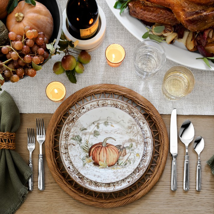 Plymouth Pumpkin Dinner Plates | Williams-Sonoma
