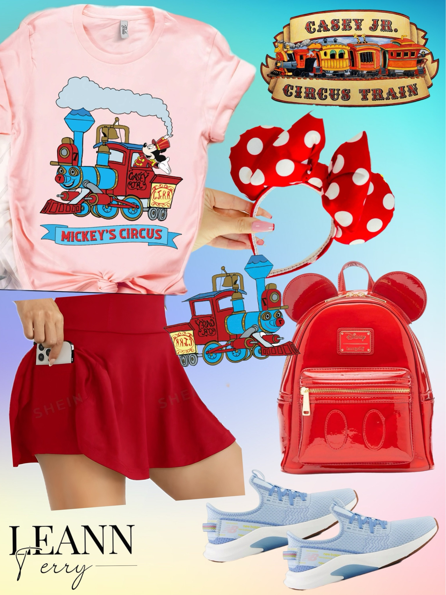 Choo-chooing into style with this Casey Jr. Train-inspired outfit! 🚂🎪 #CaseyJrStyle #DisneyFashion #TrainAdventure #OOTD #VintageChic #CircusVibes #disneyland #disneystyle