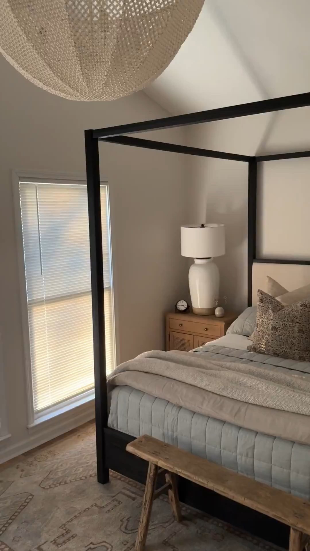 Cozy bedroom decor ideas! Bedroom inspiration, canopy bed, bedding, home decor, nightstands, bedroom rug #bedroom

#LTKHome #LTKSaleAlert #LTKSeasonal