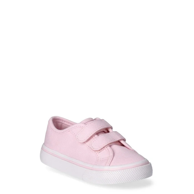 Wonder Nation Toddler Girl Casual Canvas Skate Sneaker, Sizes 5-12 | Walmart (US)