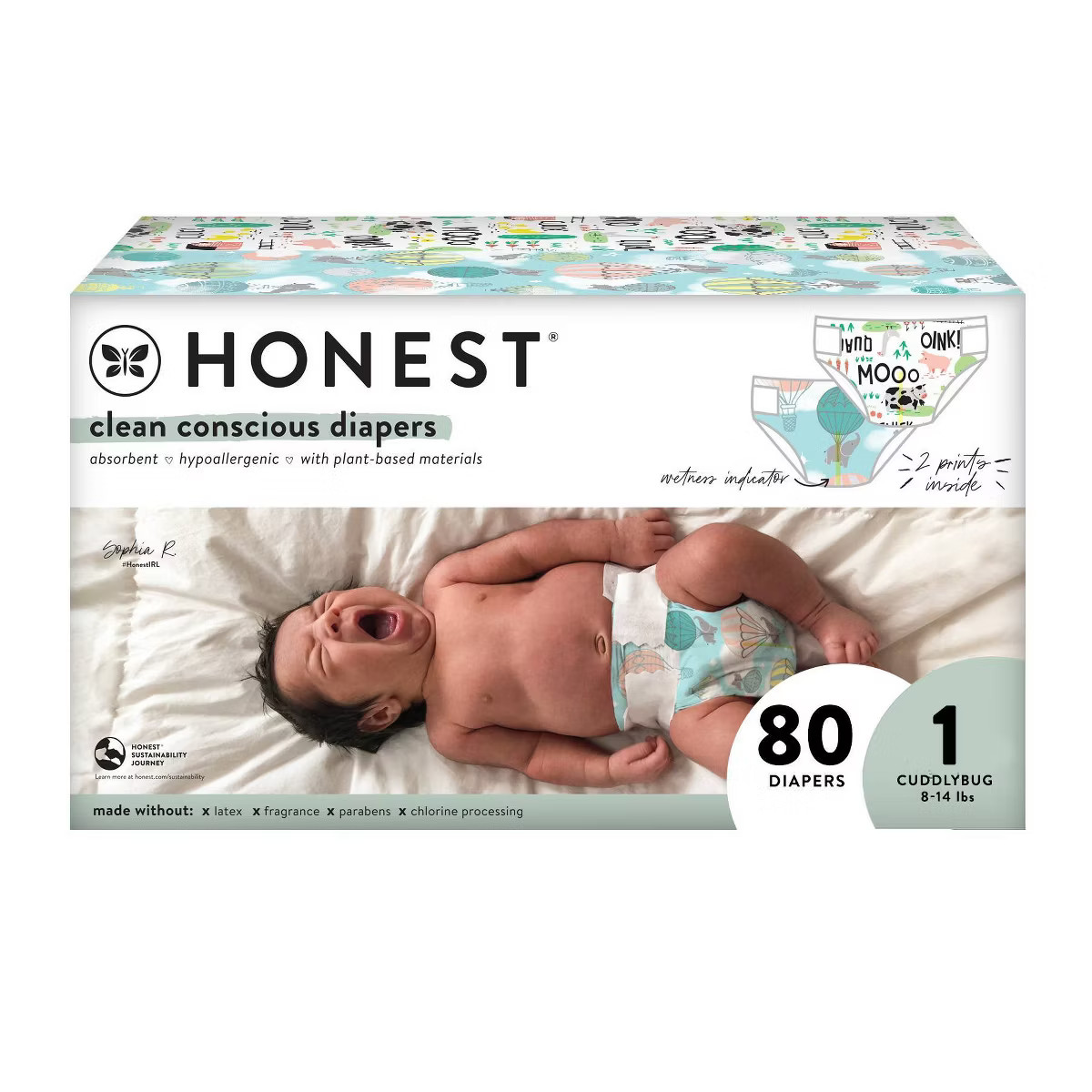 The Honest Company Clean Conscious Disposable Diapers - (Select Size and Pattern) | Target