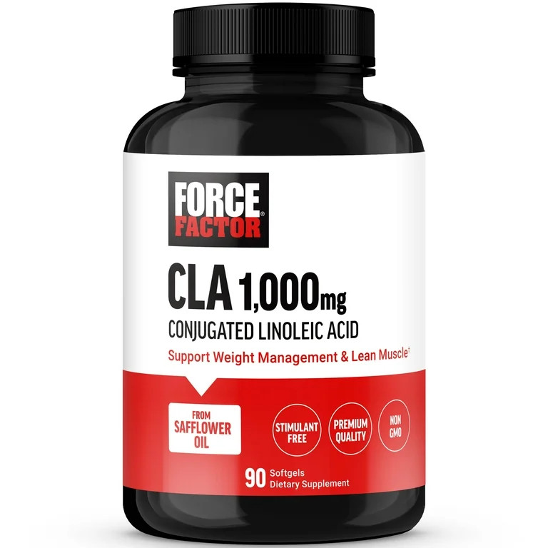 Force Factor CLA, 1000mg Conjugated Linoleic Acid Supplement for Body Composition & Lean Muscle, ... | Walmart (US)