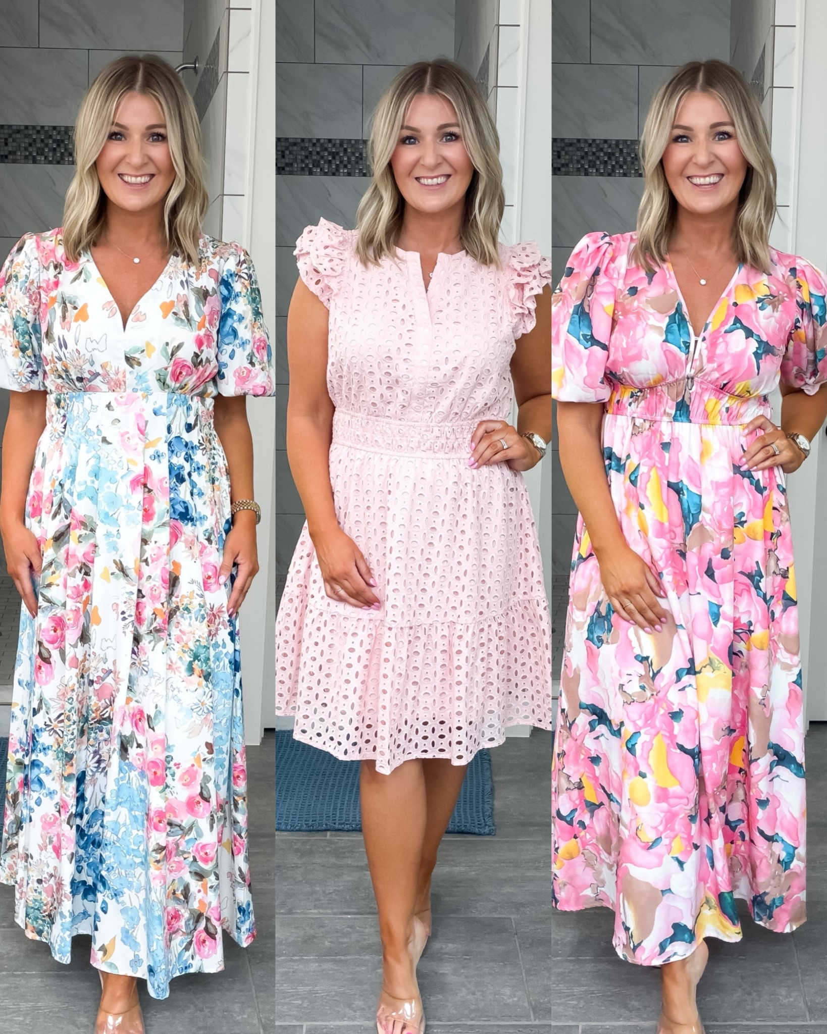 Spring dresses that do it all 🌸

From brunch dates to showers to all the little moments in between… these are the kind of dresses you’ll reach for again and again. Easy, flattering, and just the right amount of pretty 💗

Perfect for that upcoming Mother’s Day brunch too—just add your favorite sandals and you’re set!

Which one is your favorite—1, 2, or 3? 👇

#LTKOver40 #LTKmomlife #LTKSaleAlert