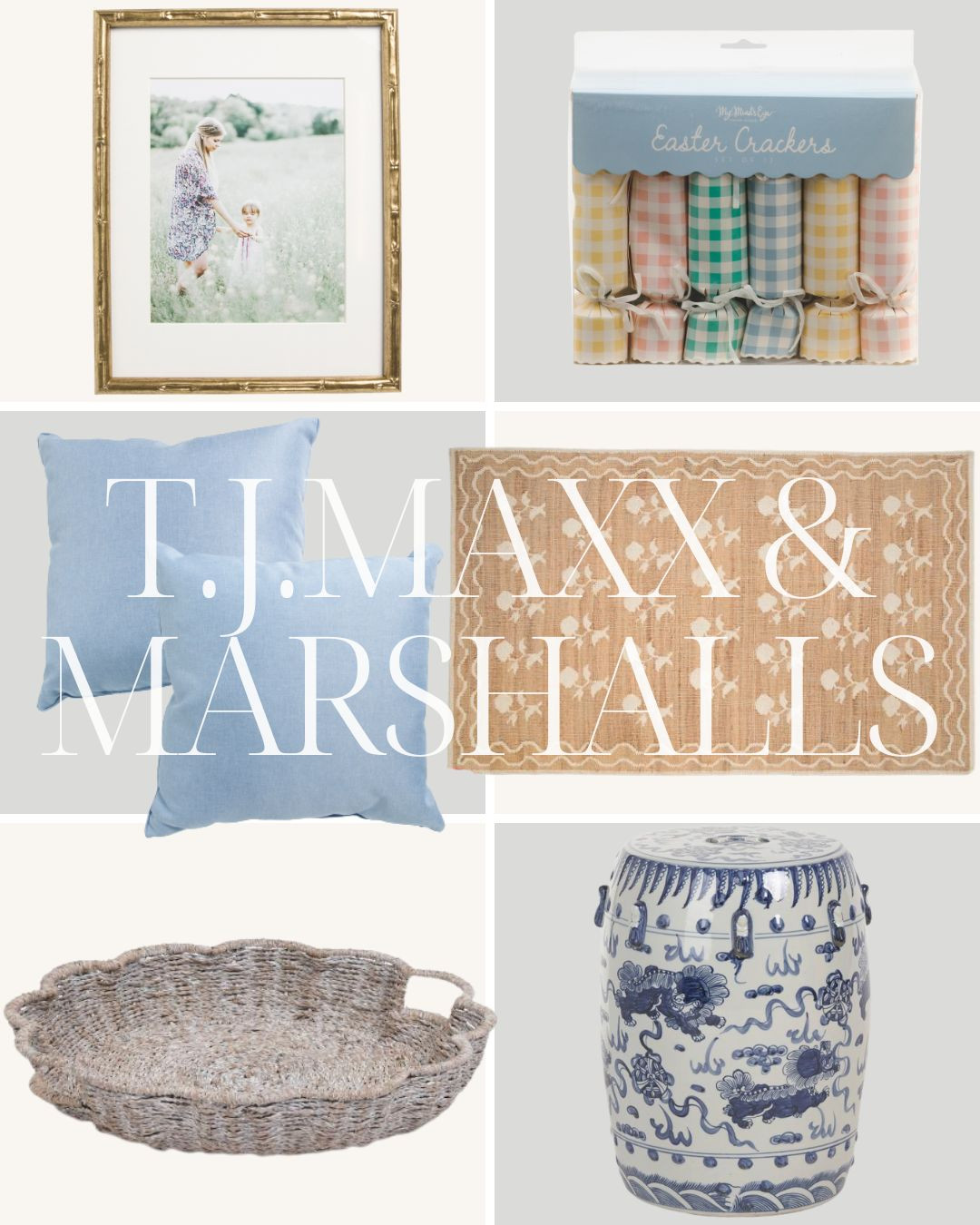 T.J. Maxx and Marshalls finds! 

living room | bathroom | bedroom | home decor | home refresh | bedding | nursery | classic home | traditional home | blue and white | furniture | coffee table | southern home | coastal home | grandmillennial home | scalloped | woven | rattan | classic style | preppy style | grandmillennial decor | blue and white decor | classic home decor | traditional home | bedroom decor | bedroom furniture | dresser | blue chair | brass lamp | floor mirror | euro pillow | white bed | linen duvet | side table | rug | glassware | cups | plates | hosting | kitchen spring | sale picks | outdoor furniture | porch | beach | Lillian August | Karma Home | Ballard Designs 

 #LTKHome