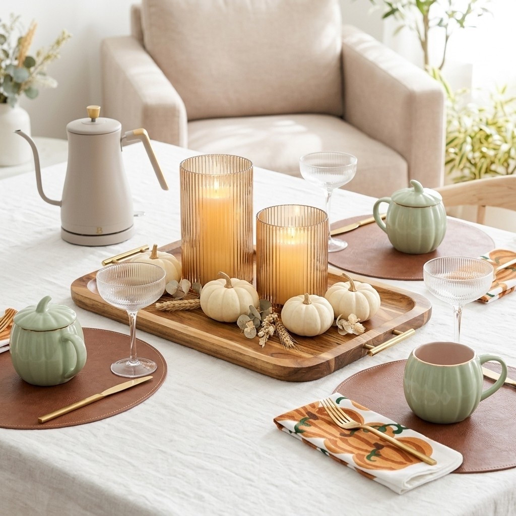 Tea, candles, and a little fall magic. 🫖🕯️🍂

#LTKdayinmylife #LTKSeasonal #LTKHome