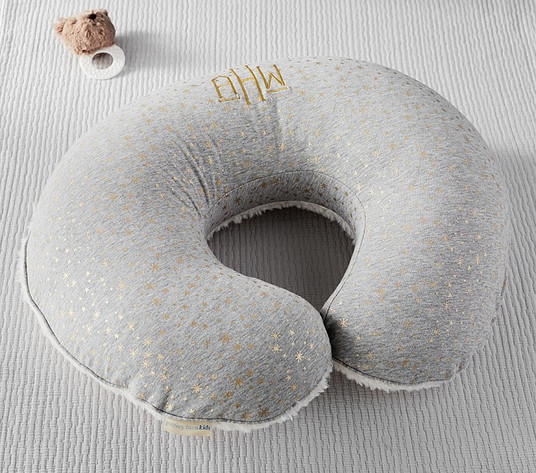 Gray Metallic Star Boppy® Nursing & Infant Support Pillow & ...