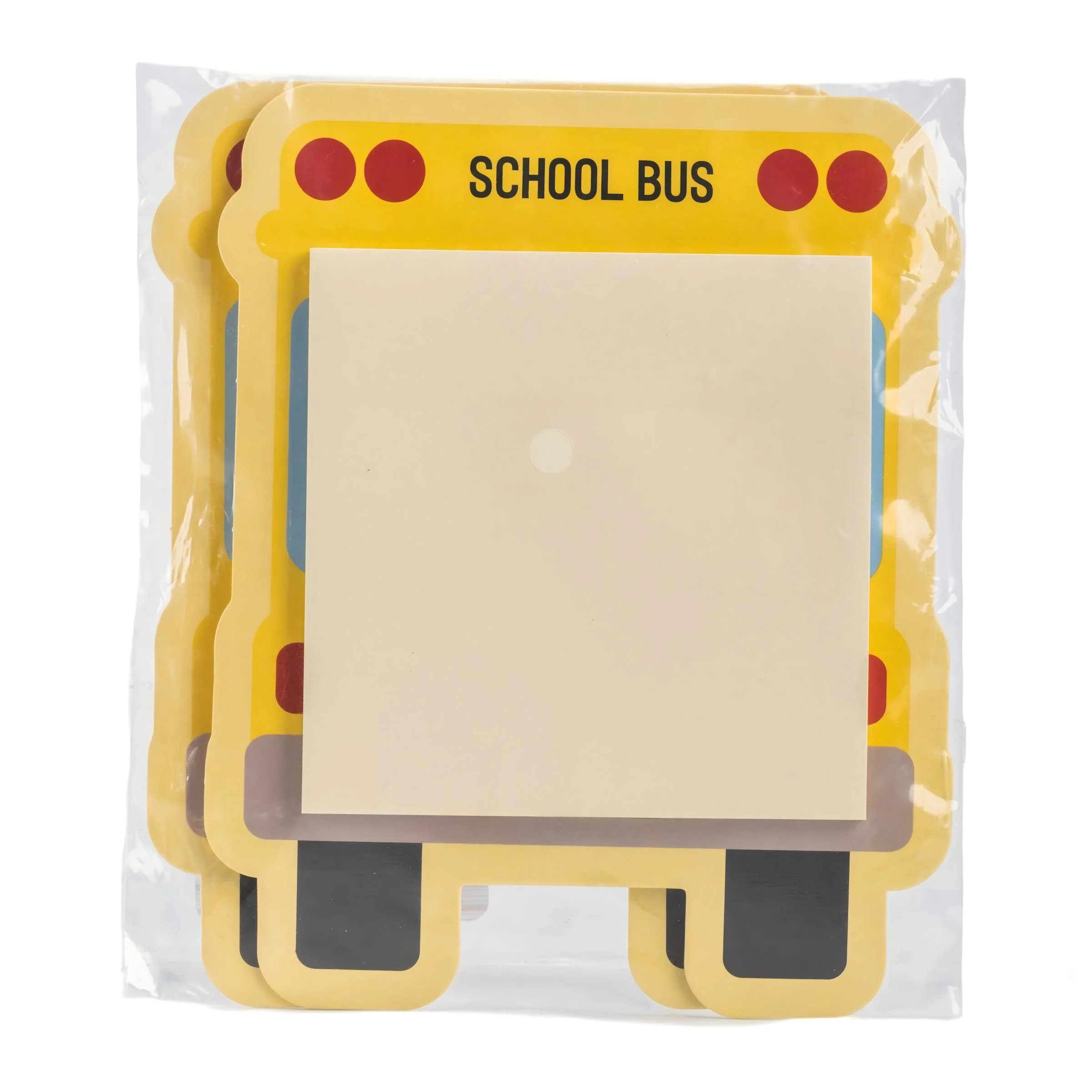 Bus Shape Sticky Notes 30 Sheets, 2 Count, 3.93 x 5 x 0.07 Inch, Teacher Appreciation Gift | Walmart (US)