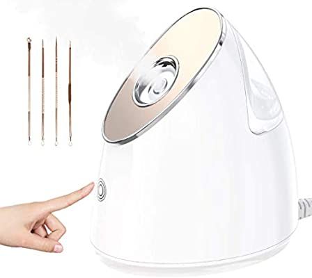 Facial Steamer - 100ml Nano Ionic Warm Mist Face Spa Humidifier, with Precise Temp Control, 15 Mi... | Amazon (US)