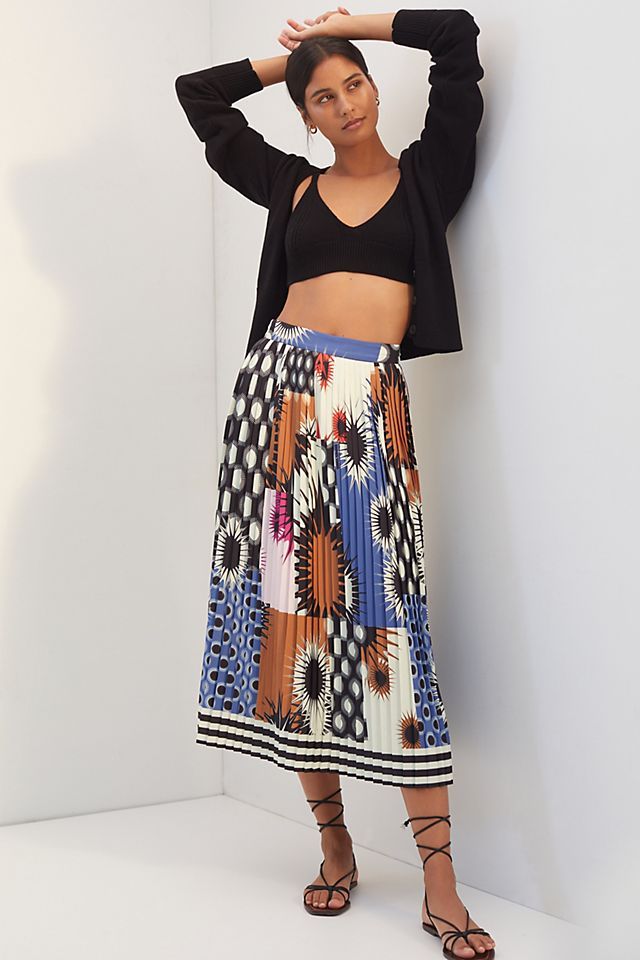 Abstract Midi Skirt | Anthropologie (US)