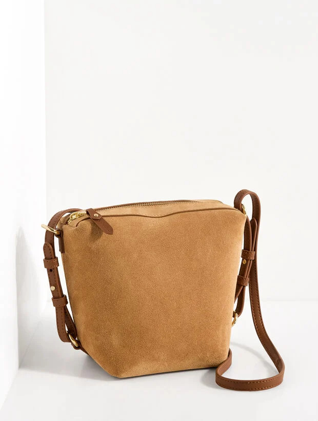 Riley Suede Crossbody Bag | Talbots