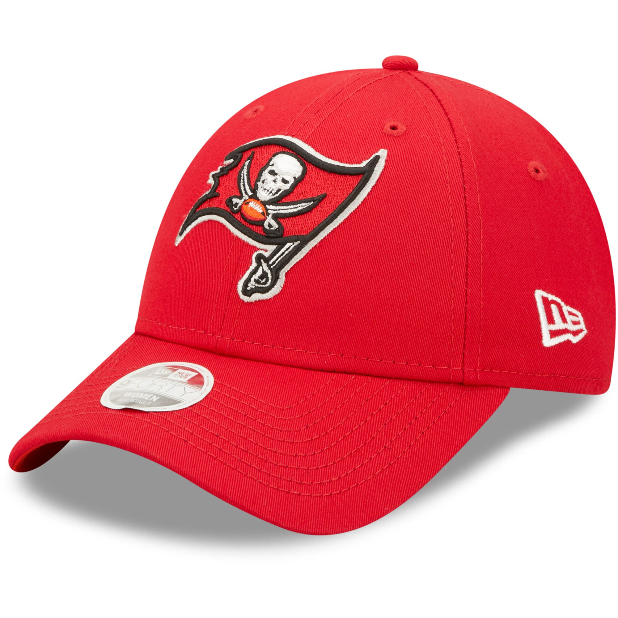 Women's Tampa Bay Buccaneers New Era Red Simple 9FORTY Adjustable Hat | NFL Shop