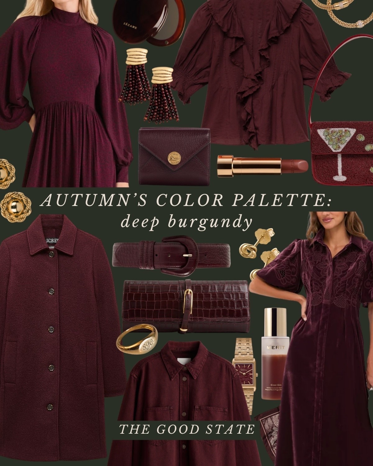 Tuckernuck, J.Crew, Sezane, H&M, Amazon,Staud, work outfit, fall outfit, date, night idea, fall outfits women over 50, fall, wedding guest dresses, fall shoes, fall fashion, hall, country concert, outfit, burgundy, autumn, color, palette ￼