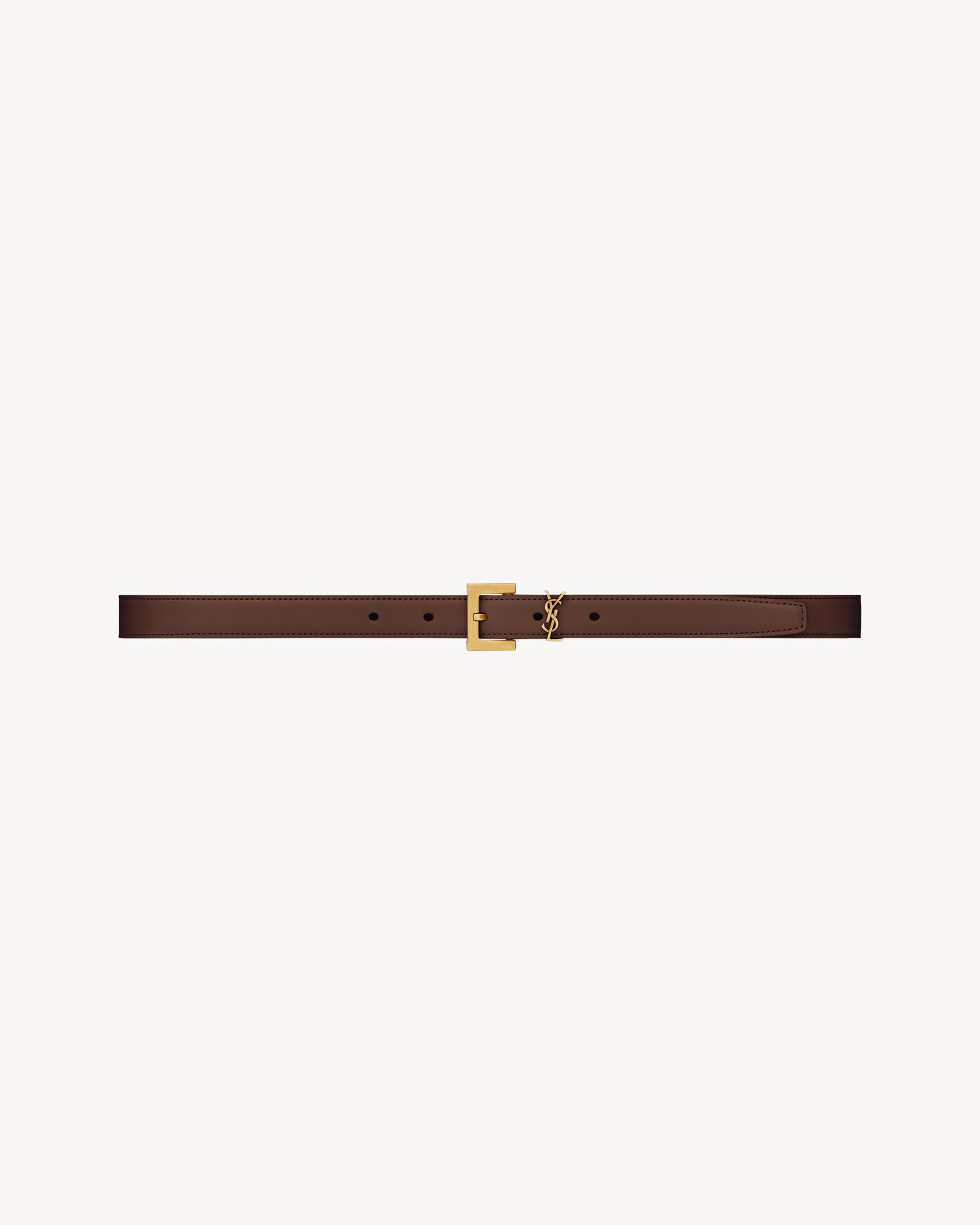 CASSANDRE thin belt in smooth leather | Saint Laurent Inc. (Global)