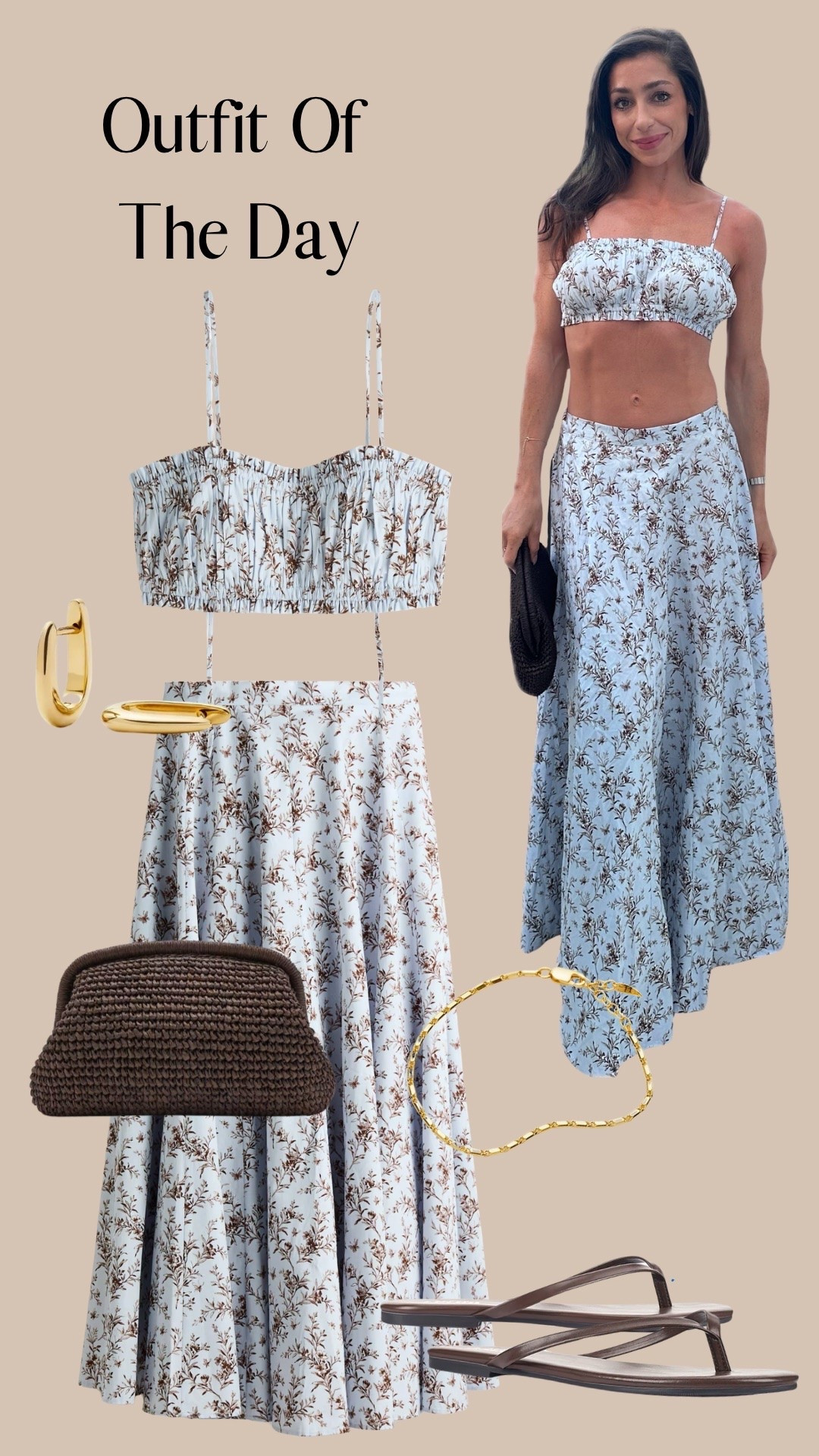 OOTD: H&M coord set, Verali sandals, Mango bag, Missoma earrings, Mejuri bracelet

#LTKsummer #LTKstyletip #LTKdresses