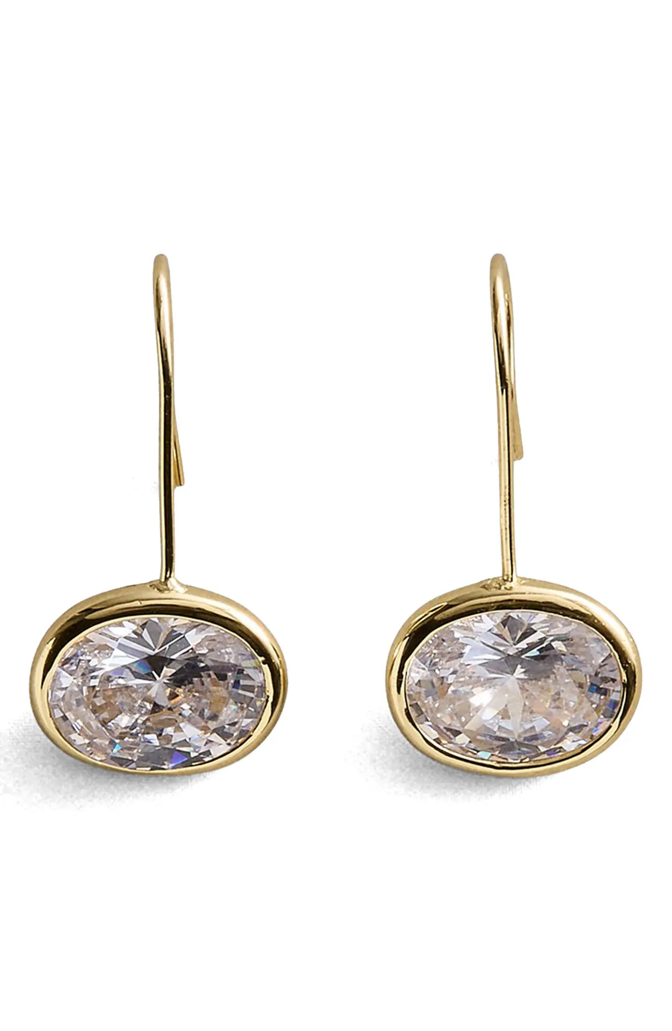 BaubleBar Fallon Bezel Drop Earrings (Women) | Nordstrom | Nordstrom