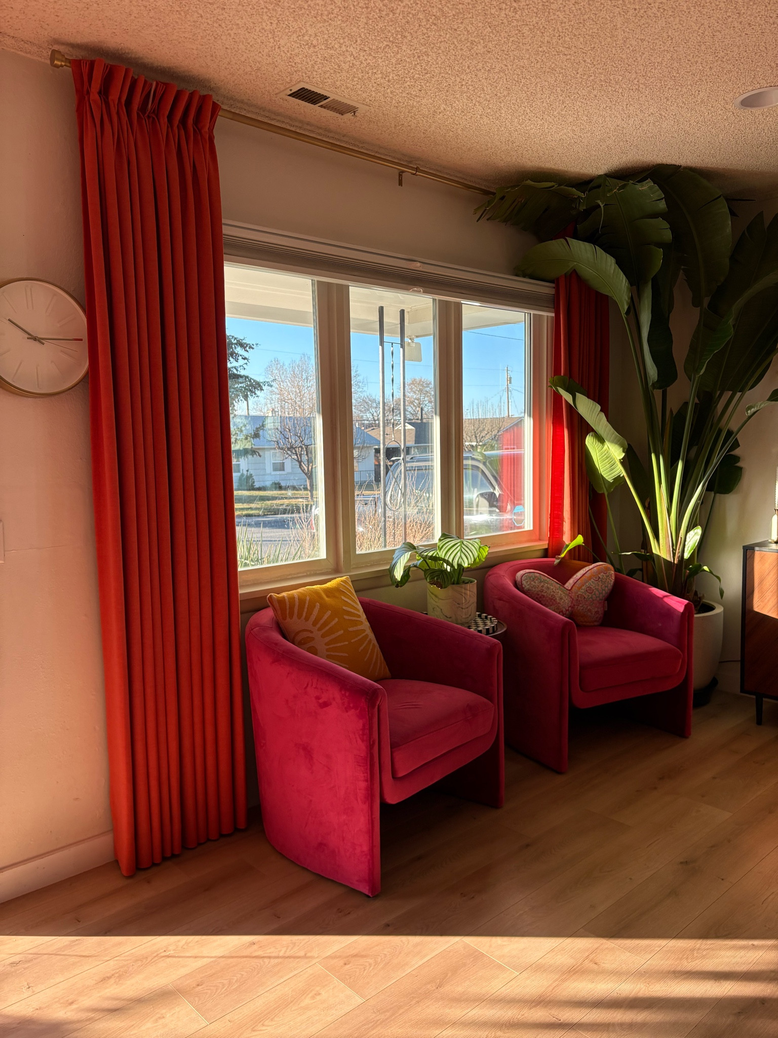 Cannot get over how incredible these curtains look in my home!! I ordered the Isabella Heavy Weight Cotton Triple Pleat Unlined curtains in Flame 😍🔥 Linked them here!! 🫶🏻 

#LTKStyleTip #LTKMostLoved #LTKHome