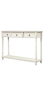 Merax Narrow Console Sofa Table with Drawers and Long Shelf for Living Room, Entryway/Hallway, Be... | Amazon (US)