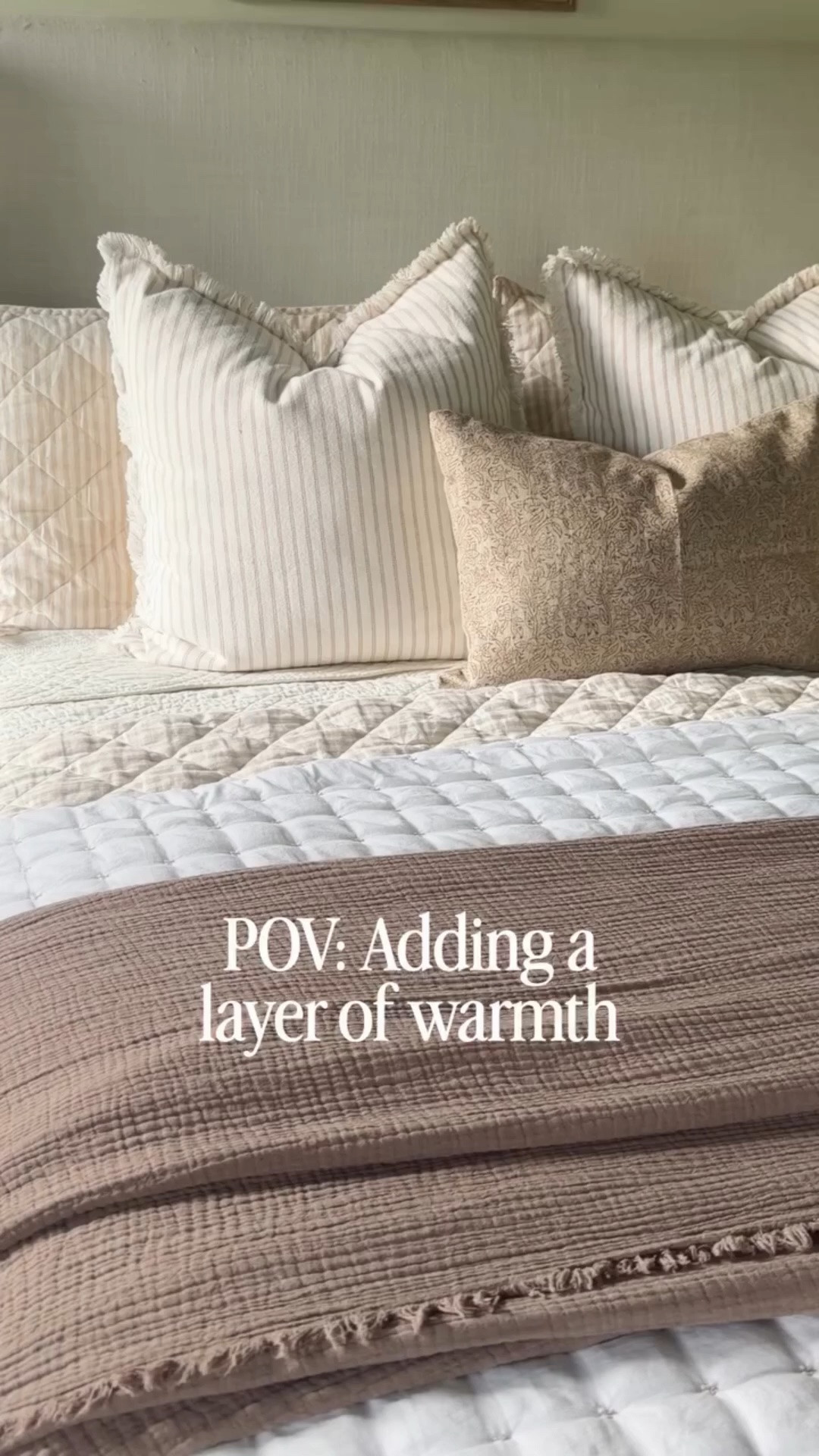 This one simple layer completely changed the feel of my bedroom. 🤎

I added this warm cotton blanket from @wdcozy to the end of my bed, and it’s the cozy touch I didn’t know it was missing. I love that it’s 100% cotton, has that relaxed designer look, and feels so much more elevated than the price suggests.

If you’re looking for an easy way to make your bedroom feel warmer, cozier, and more high-end, this Amazon find is definitely worth grabbing.

#AmazonHomeFinds #AmazonHomeDecor #BedroomDecor #CozyBedroom #NeutralHomeDecor LayeredBedding BedroomInspo HomeStyling DesignerInspired CottonBlanket BeddingIdeas AmazonMustHaves AffordableHomeDecor BedroomRefresh HomeDecorInspiration

#LTKSeasonal #LTKHome