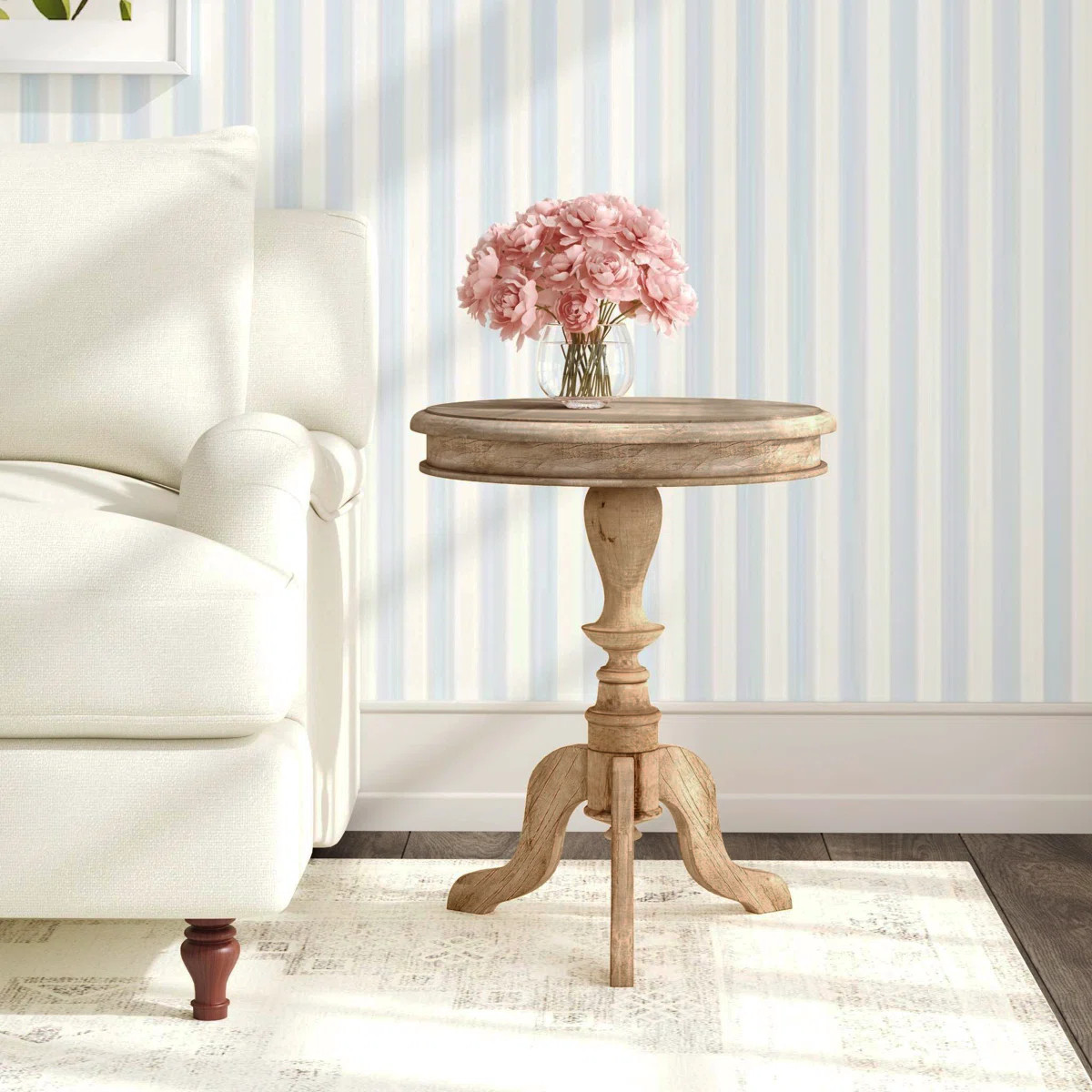 Ophelia & Co. Hannelore Solid Wood Pedestal End Table & Reviews | Wayfair | Wayfair North America