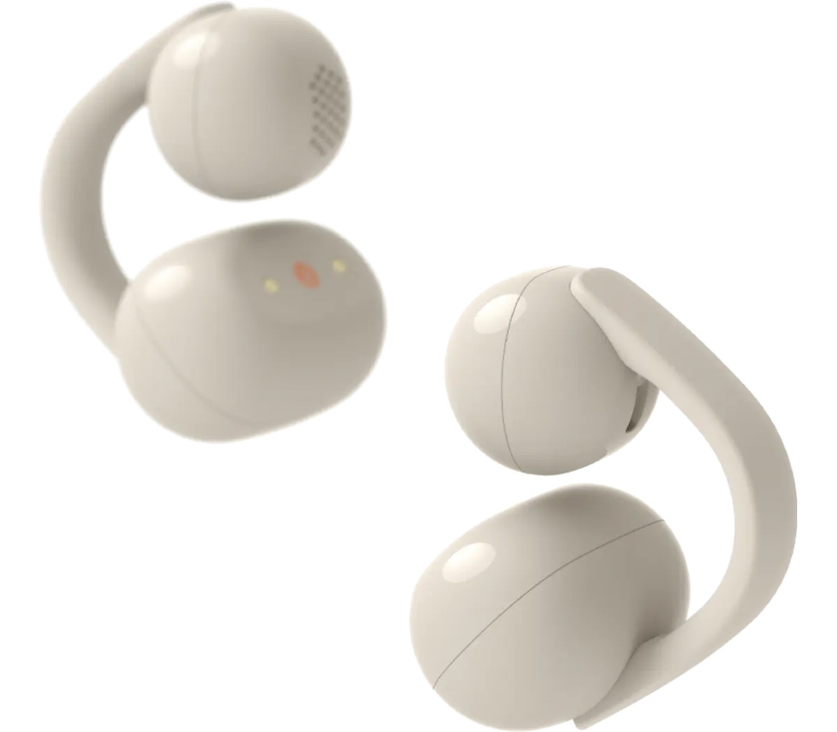LinkBuds Clip Truly Wireless Open Earbuds | Greige | Sony Electronics