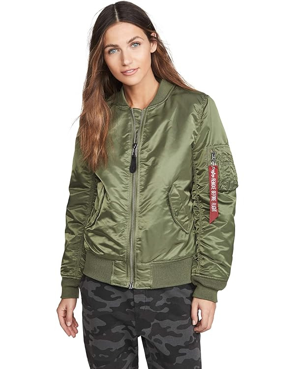 Alpha Industries Women's MA-1 Flight Jacket | Amazon (US)