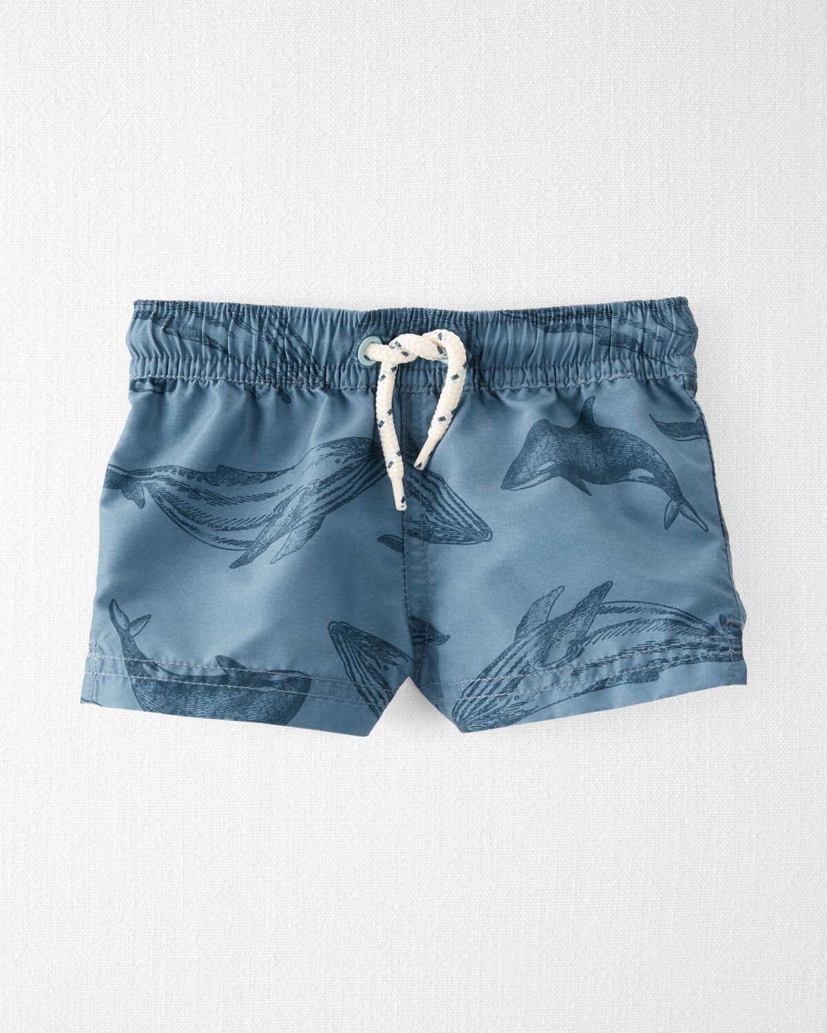 Baby Whale Print Recycled Swim Trunks | Carter's