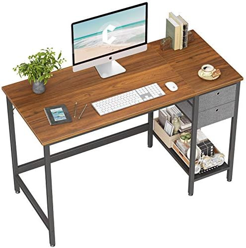 Cubiker Computer Home Office Desk, 47 Inch Small Desk Study Writing Table with Drawer, Modern Sim... | Amazon (US)