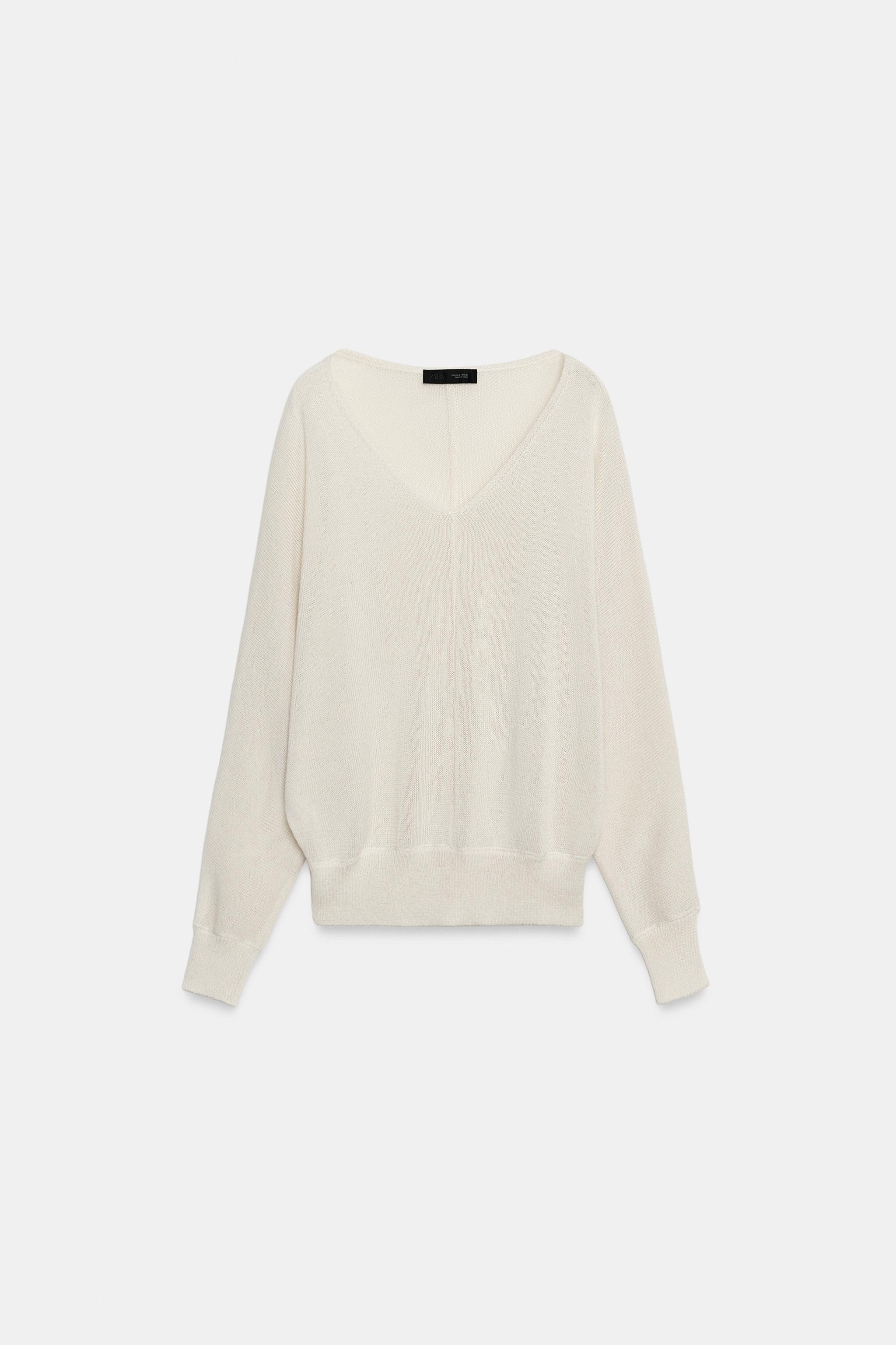 V-NECK KNIT JUMPER | Zara UK