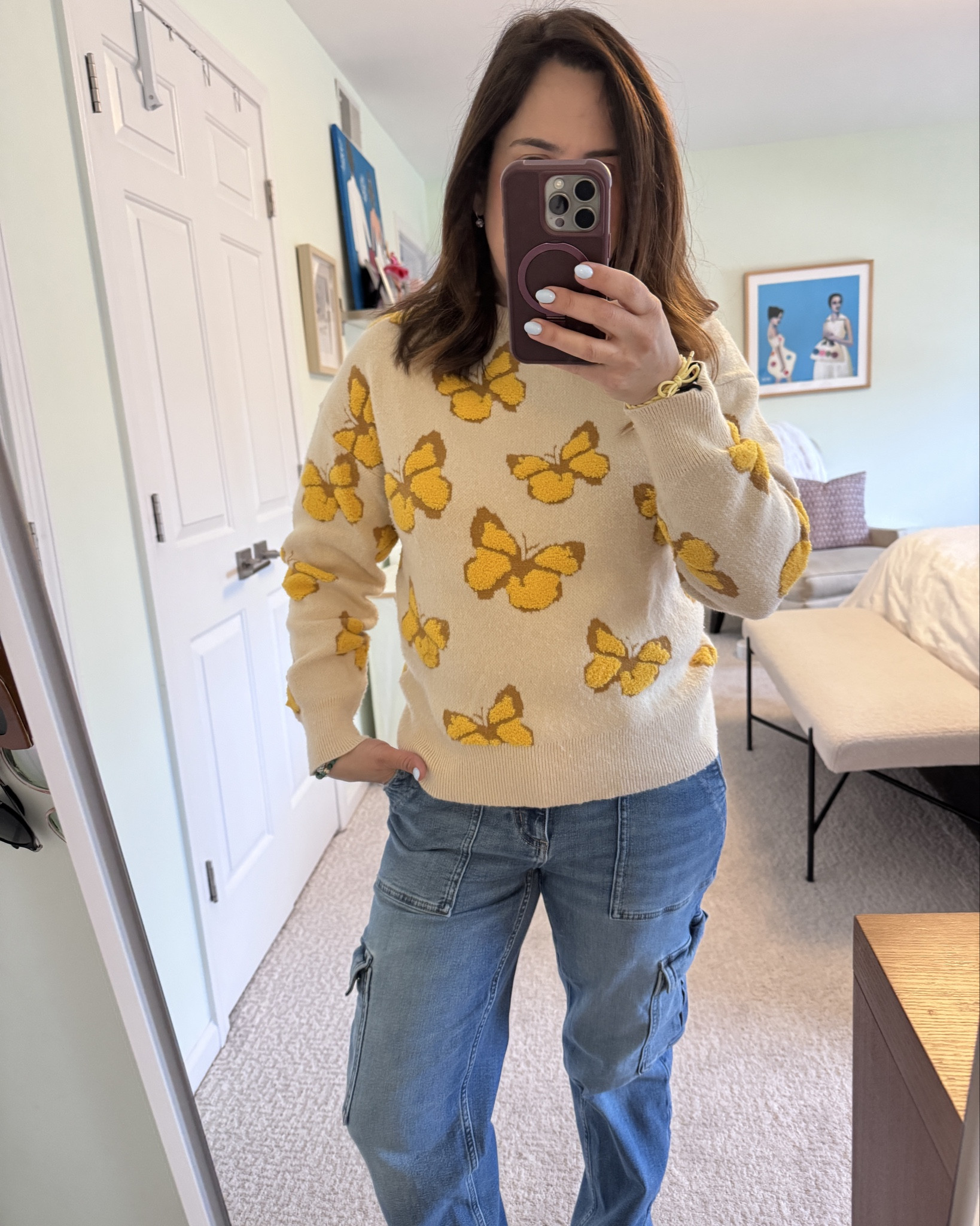 Wearing a size medium in this sweater which feels like a sweatshirt 🦋

Wearing a size 7 in the sneakers which are sooooo comfortable and well made.

#LTKootd #LTKgrwm #LTKMidsize