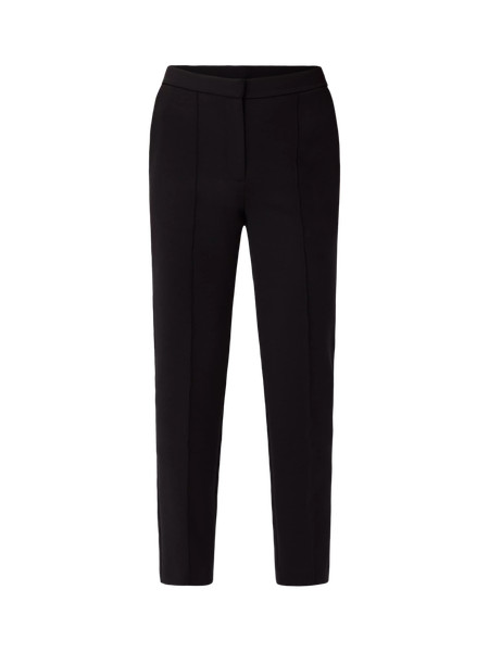 The Petite Pintucked Straight Leg Pant in Double Knit | Ann Taylor