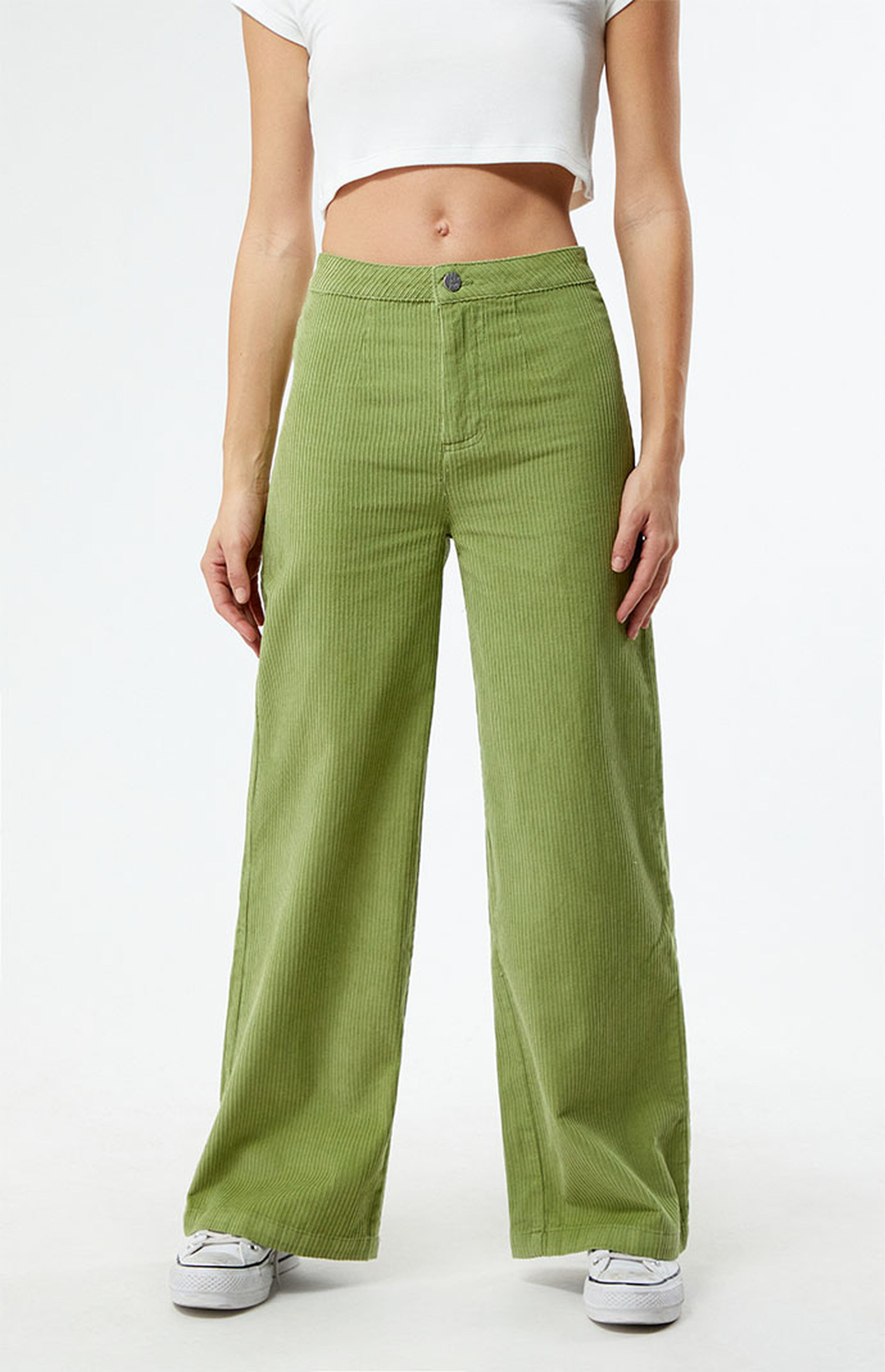 Roxy x Chloe Kim Corduroy High Waisted Wide Leg Pants | PacSun