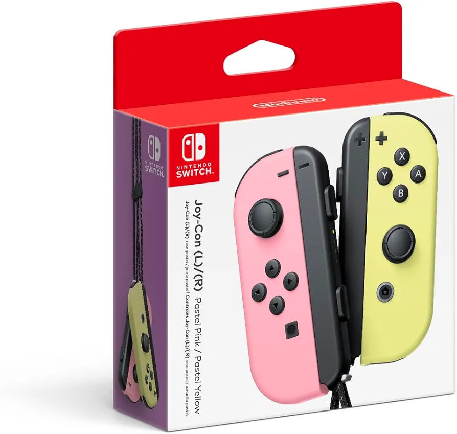 Joy-Con (L)/(R) - Pastel Pink/Pastel Yellow | Amazon (US)