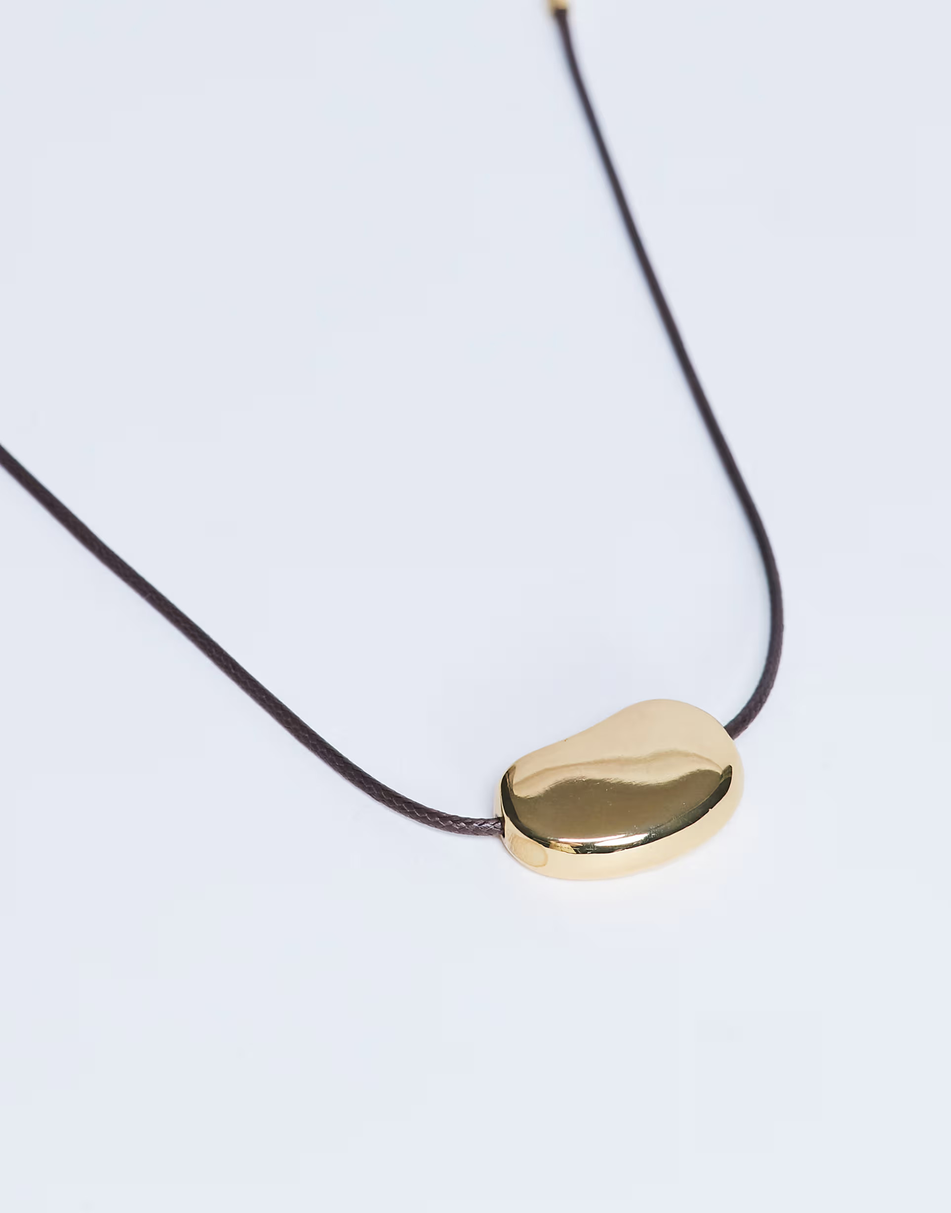 Topshop Nora choker rope necklace with gem in gold | ASOS (Global)