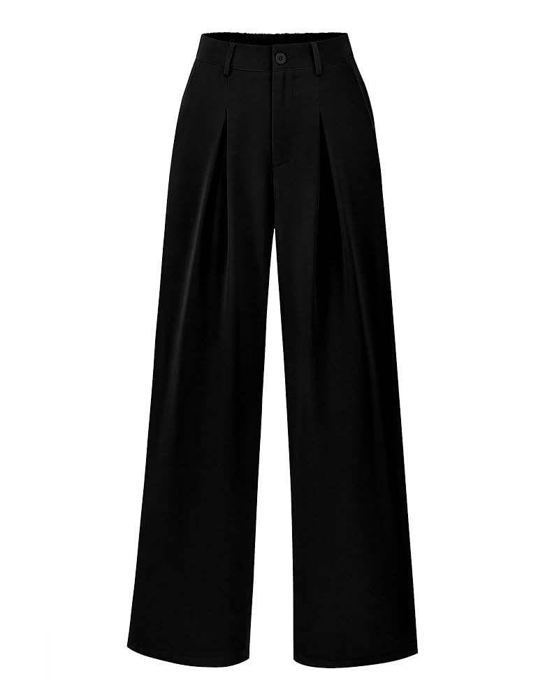 BTFBM Women High Waist Palazzo Pants Fall 2025 Casual Wide Leg Trousers Loose Work Office Busines... | Amazon (US)