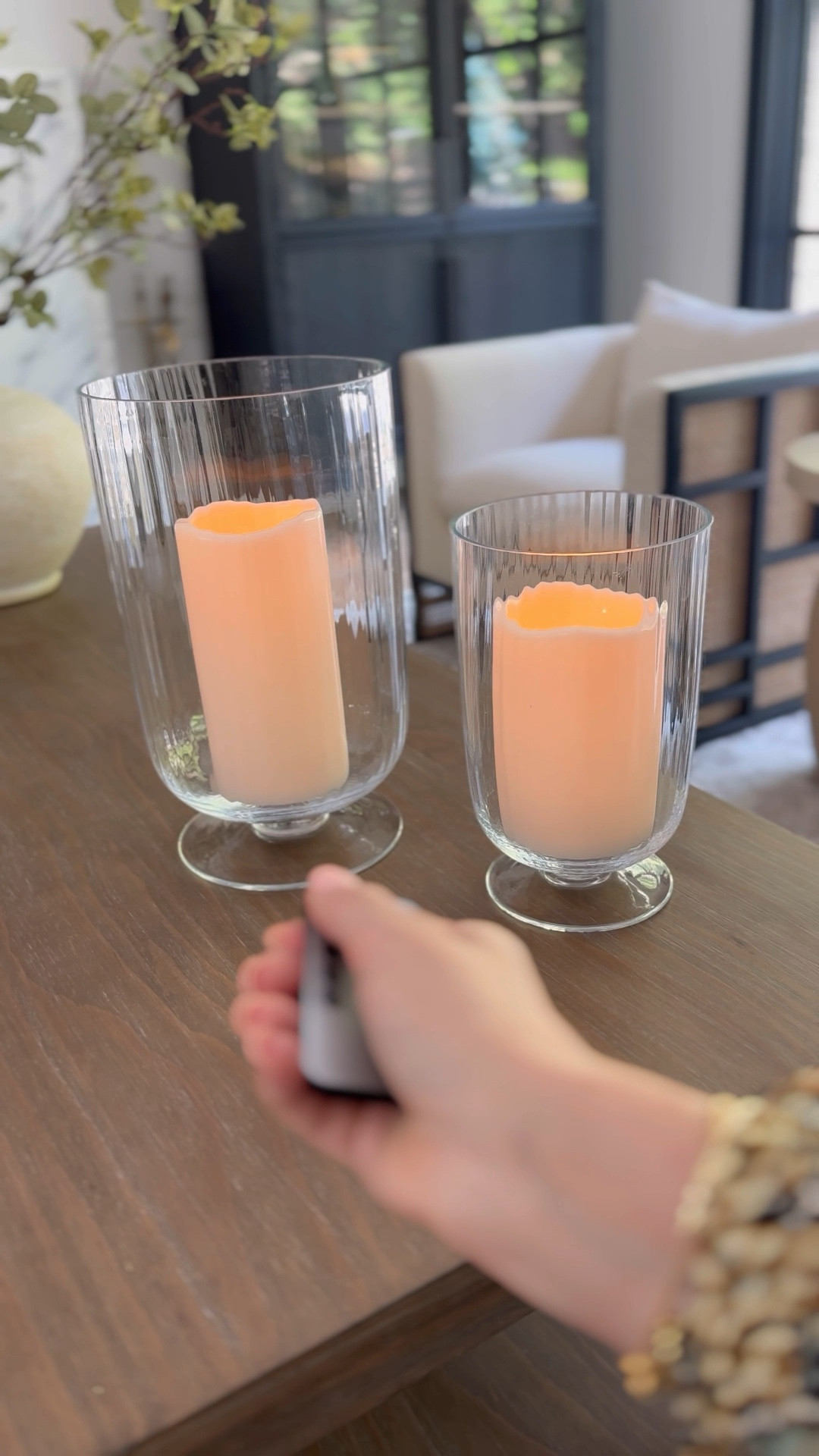 My favorite battery operated remote controlled pillar candles for home styling! The timer function is great and love the flickering effect! 

#LTKHome #LTKSaleAlert #LTKFindsUnder50