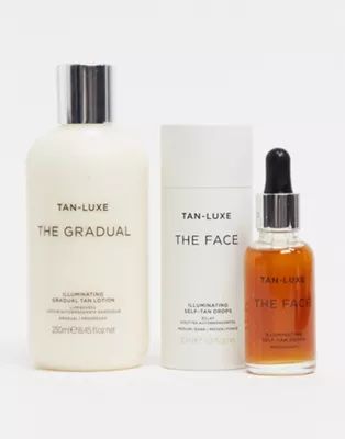Tan Luxe – Set mit The Face in Medium/Dark und The Gradual, 21% SPAREN | ASOS (Global)