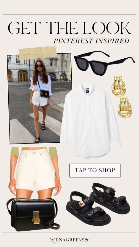 Pinterest Inspired Outfit | Spring Outfit | White Outfit | White Denim Shorts 

#LTKfindsunder50 #LTKfindsunder100 #LTKstyletip