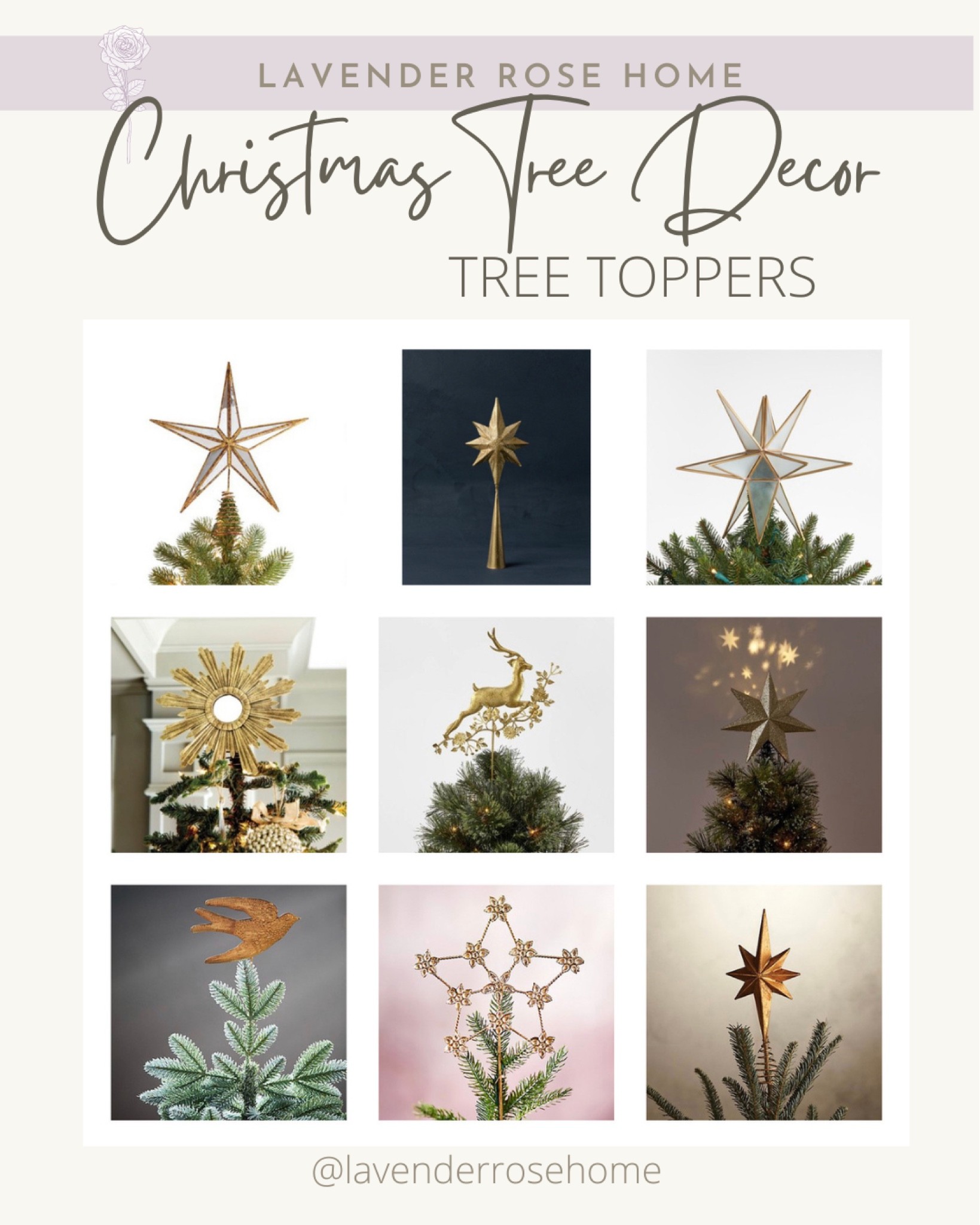 Starry Antiqued Iron Tree Topper curated on LTK