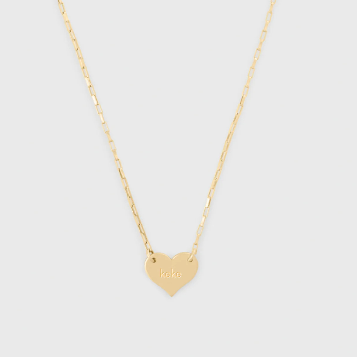 custom heart necklace | Cuffed by Nano