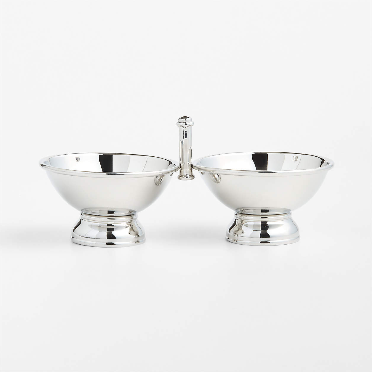 Easton Aperitivo 2-Part Server | Crate & Barrel | Crate & Barrel