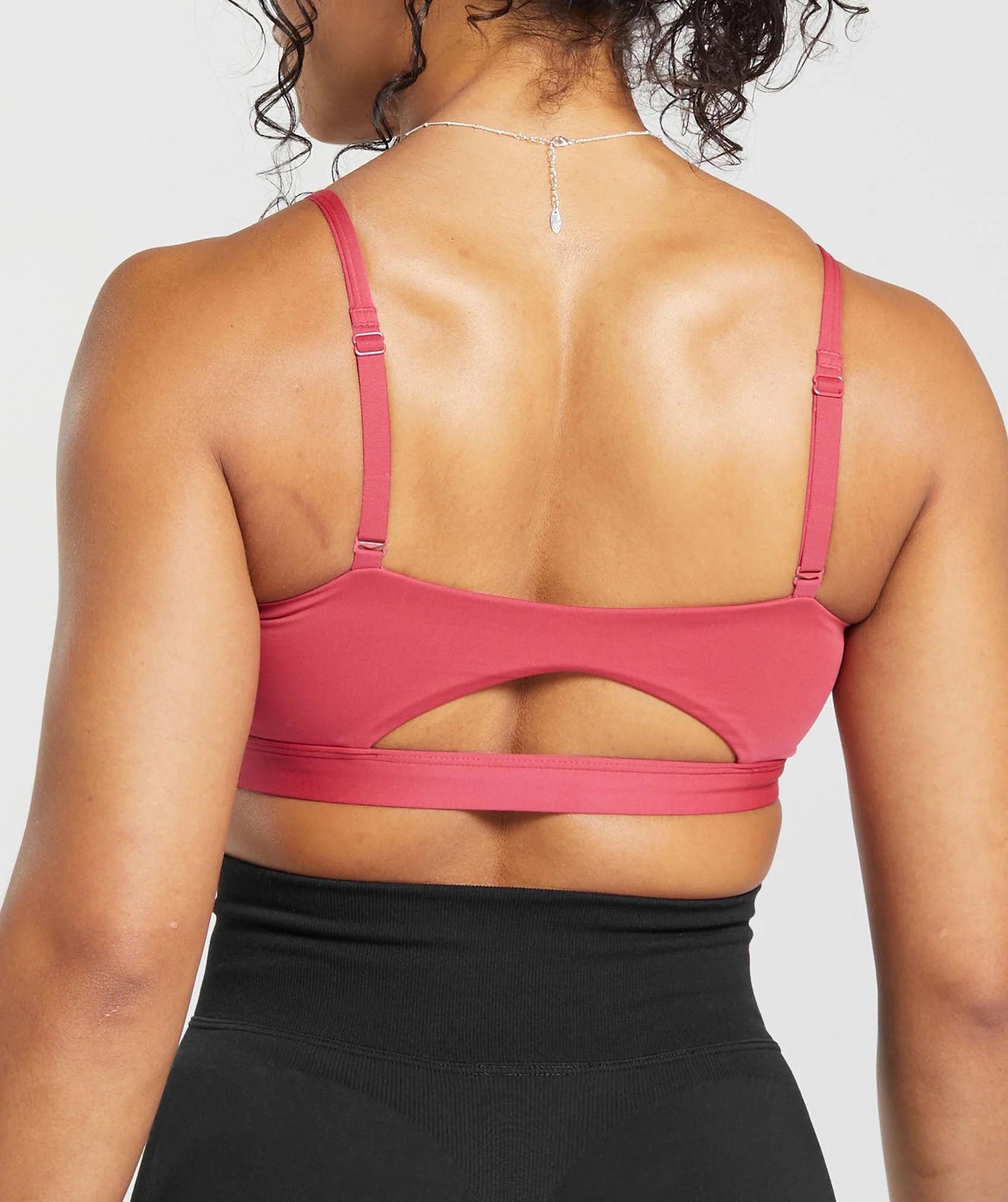 Gymshark Cut Out Bandeau - Vintage Pink | Gymshark CA