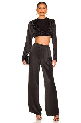 Camila Coelho Chelsie Pants in Black from Revolve.com | Revolve Clothing (Global)