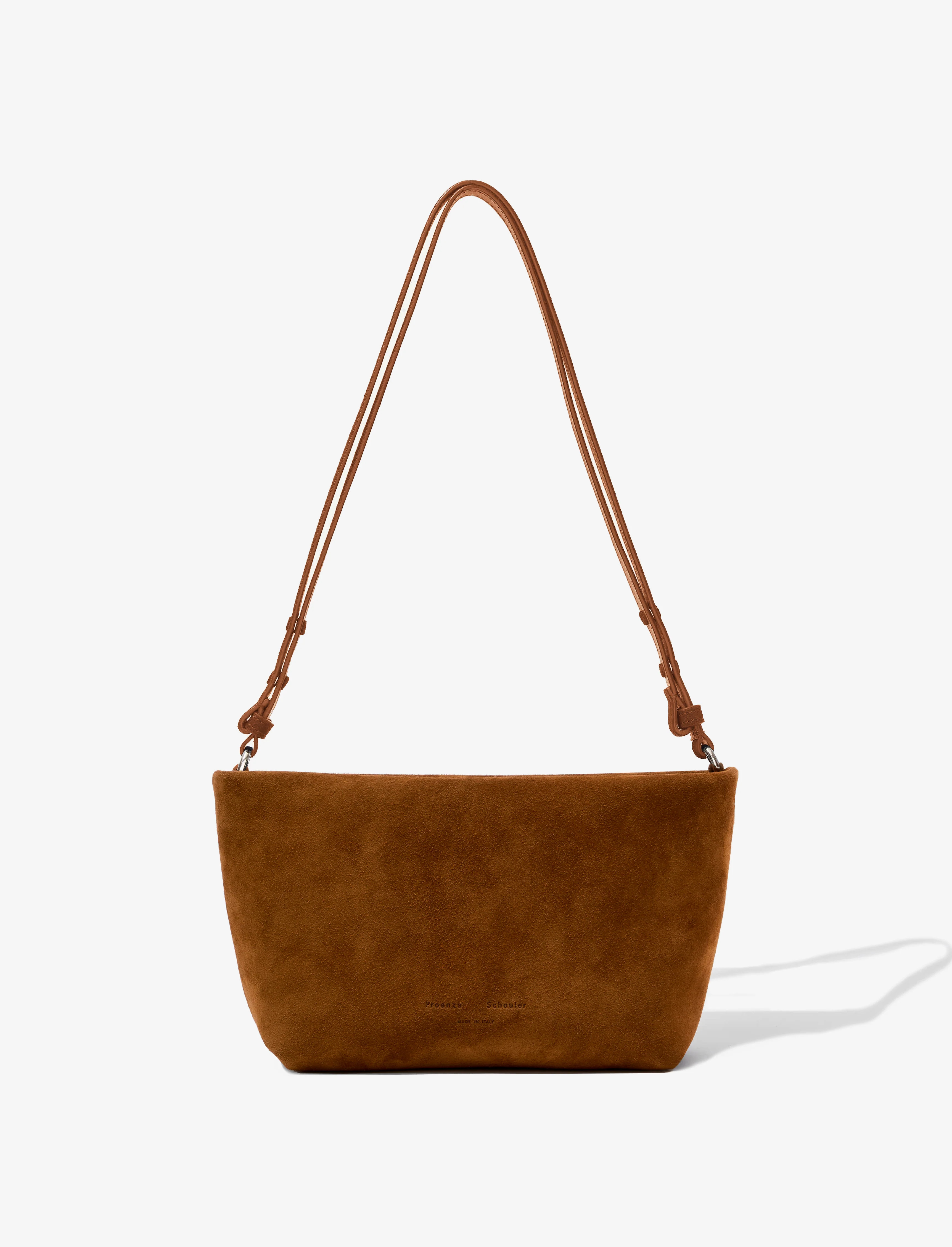 Proenza Schouler Bond Bag in Suede- Saddle | Proenza Schouler LLC