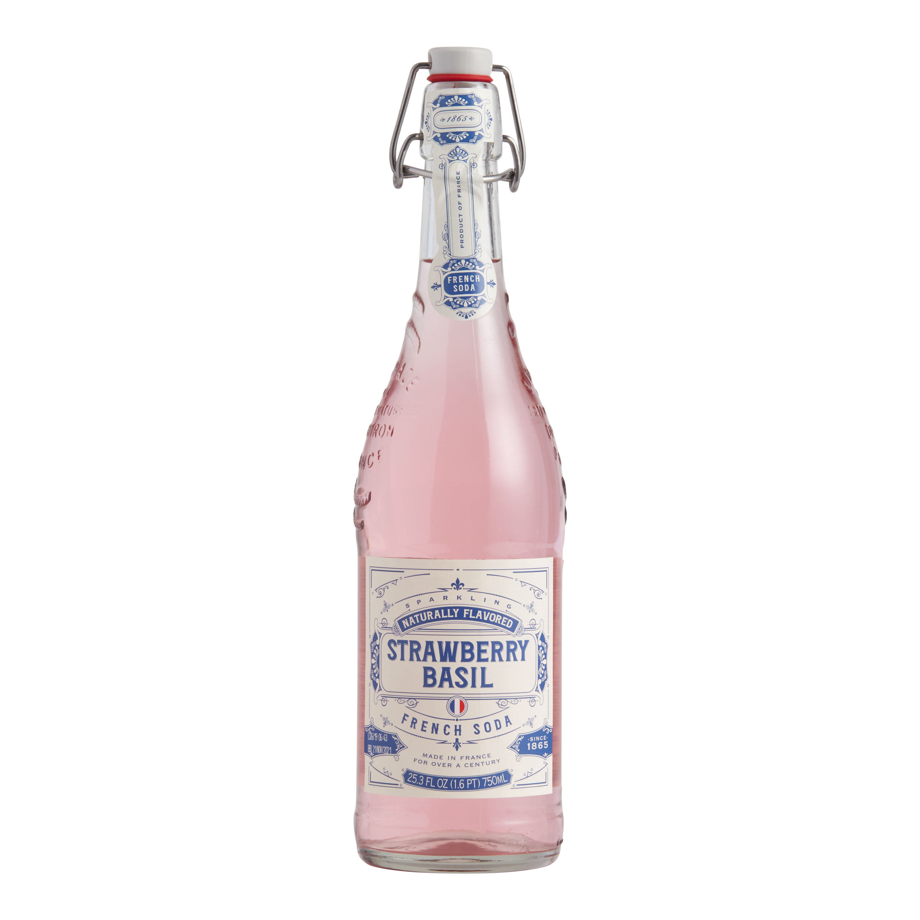 Sparkling Strawberry Basil French Soda | World Market